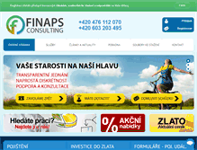 Tablet Screenshot of finaps.cz